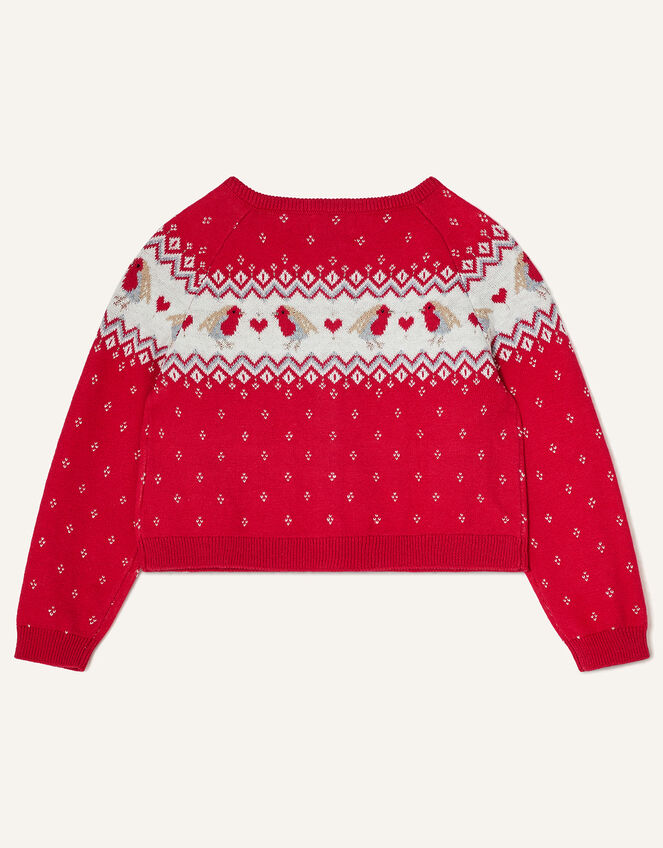 Baby Robin Cardigan , Red (RED), large