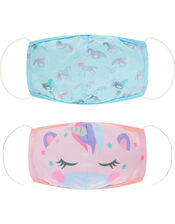 Unicorn Face Covering Set, , large