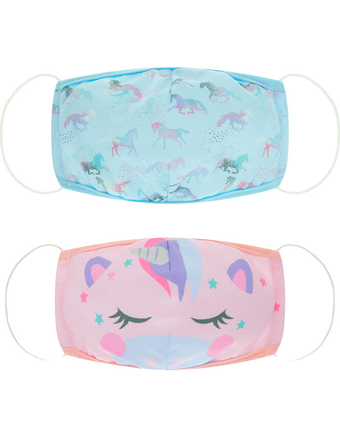Unicorn Face Covering Set, , large
