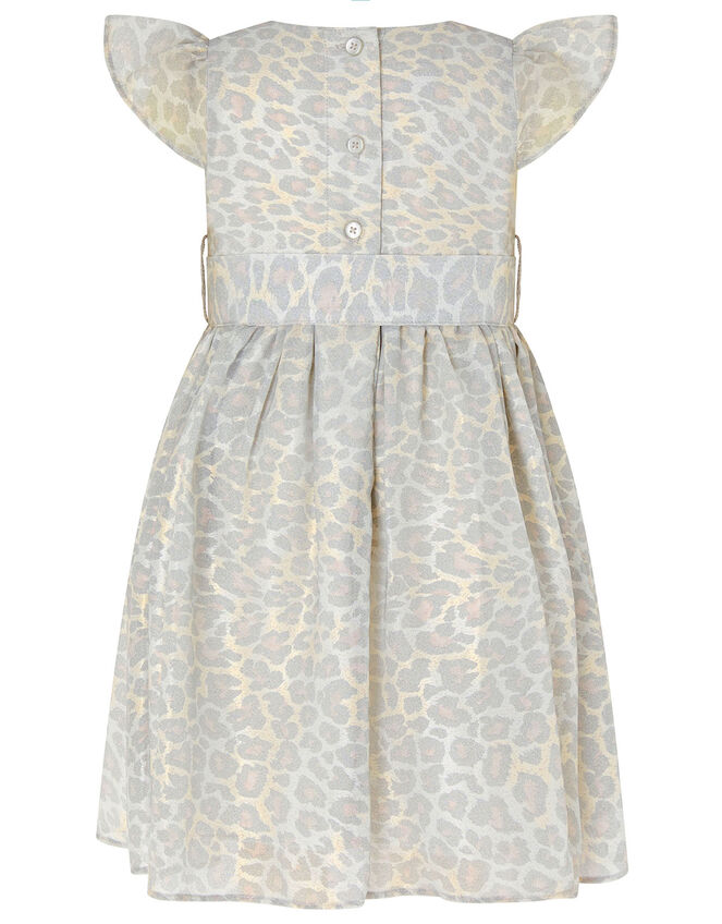 Baby Alanis Animal Print Dress, Grey (GREY), large