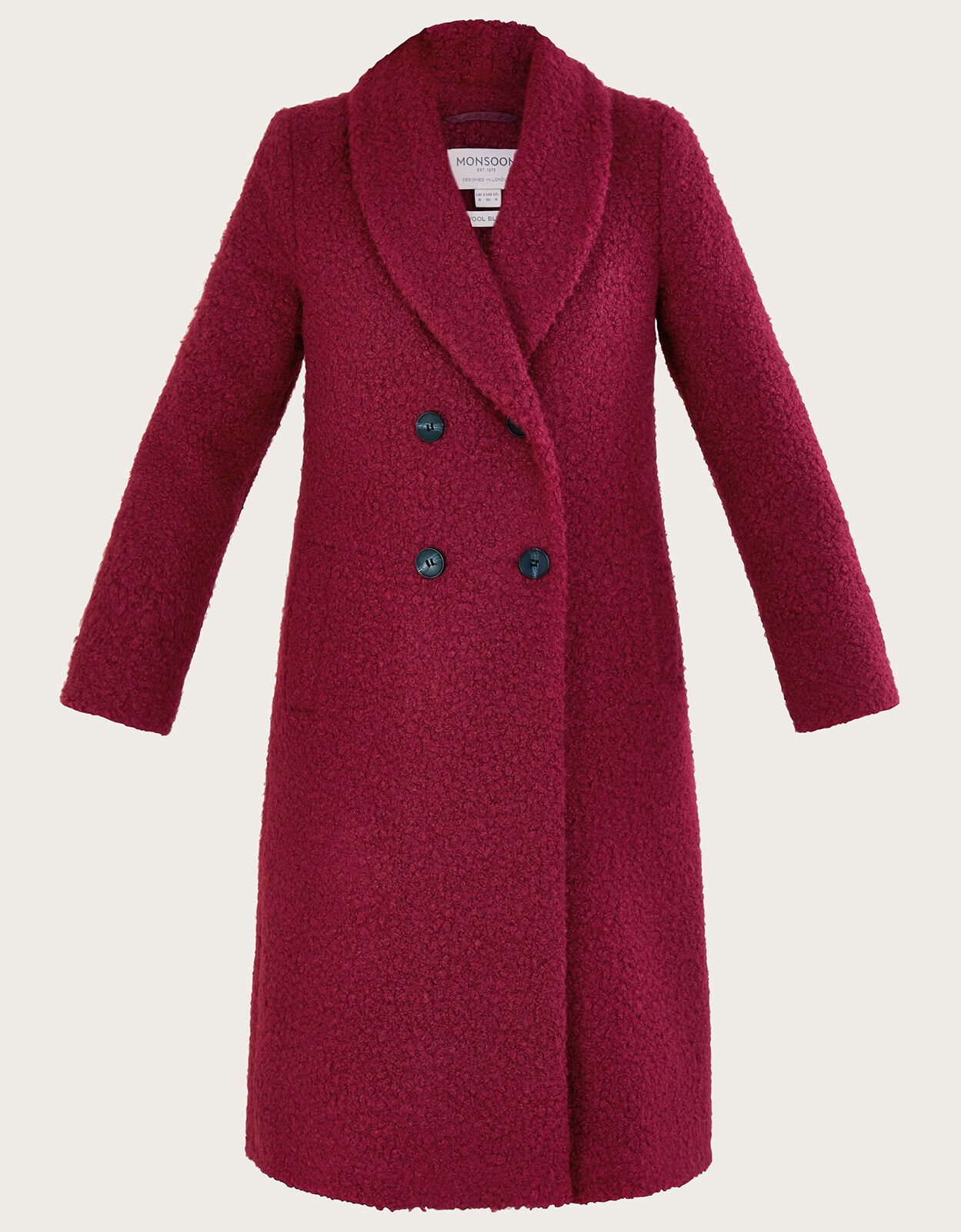 Monsoon red sales coat