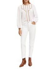 Scotch and Soda Sky Straight Jeans Shorter Length, White (WHITE), large