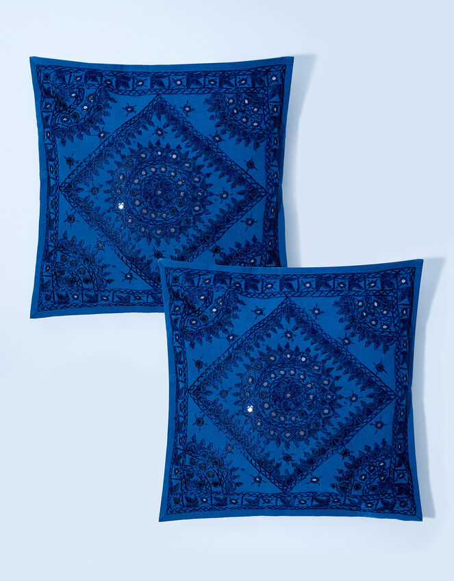 Mirrorwork Cushion Covers Set of Two , , large