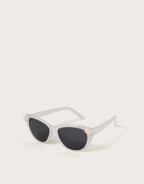 Sparkly Butterfly Cat Eye Sunglasses, , large