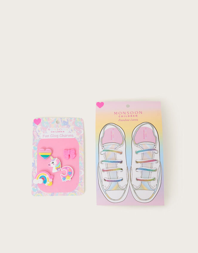 Shoe Charms and Laces Set, , large
