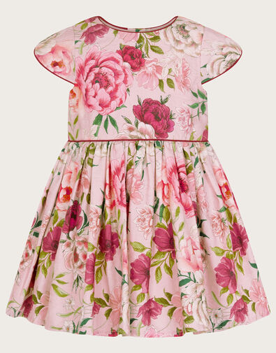Baby Floral Jacquard Dress Pink, Pink (PINK), large