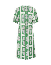 East Ula Print Dress, Green (GREEN), large