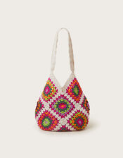 Crochet Shopper Bag, , large