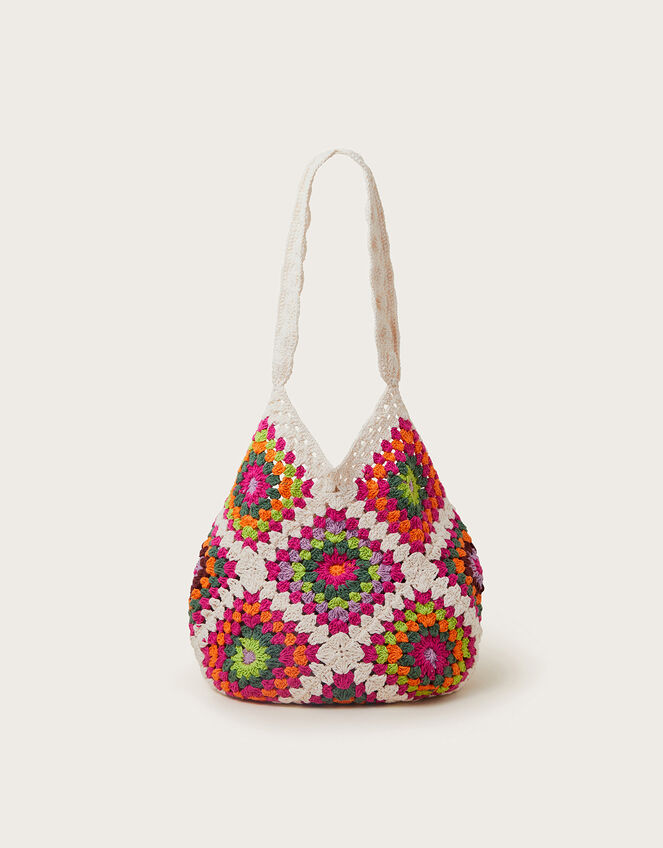 Crochet Shopper Bag, , large
