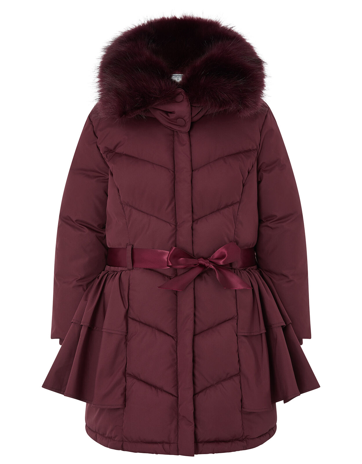 Maroon girls coat best sale