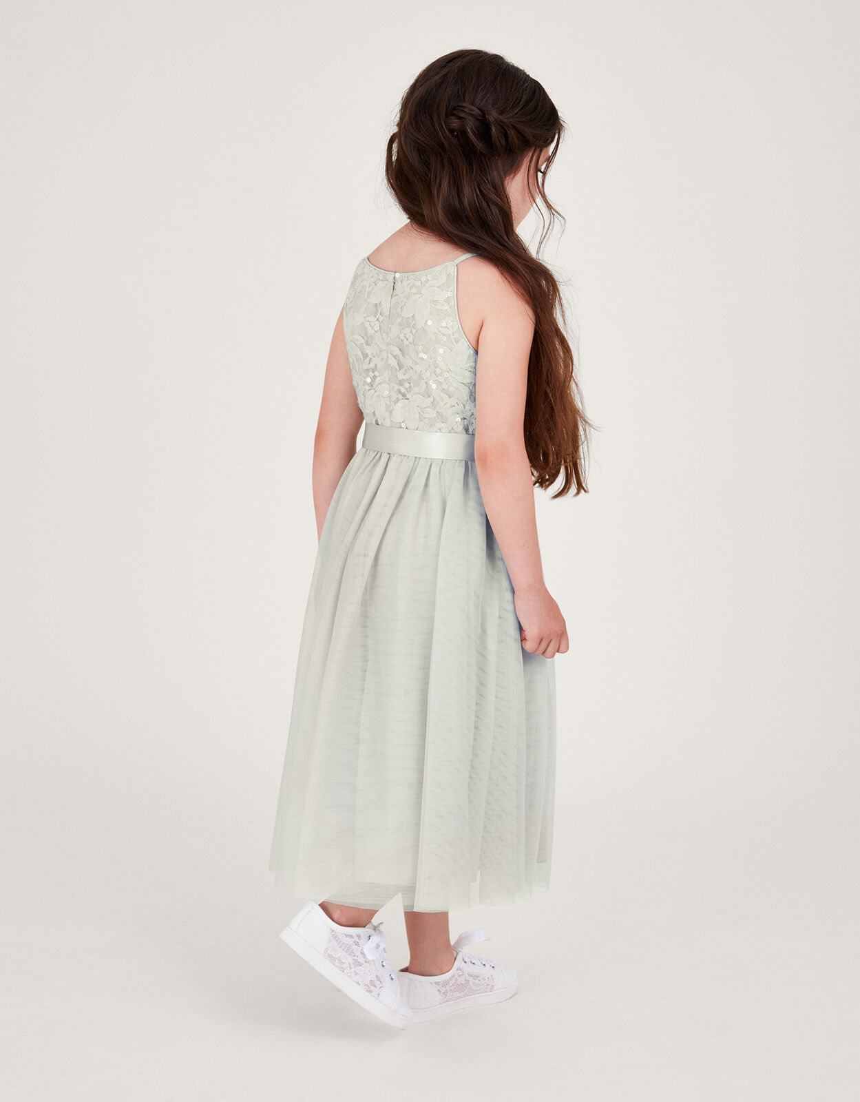 Lacey Sequin Truth Maxi Dress Green
