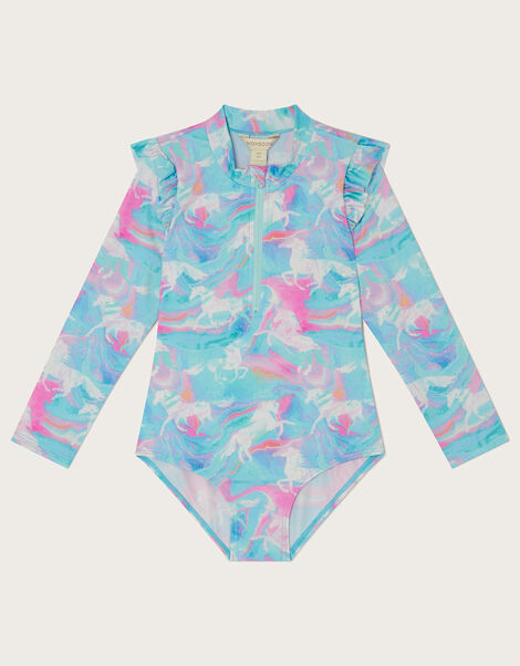 Marble Unicorn Swimsuit with UPF50+ Protection Multi, Multi (MULTI), large