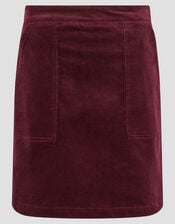 Amy Mini Skirt, Red (BURGUNDY), large