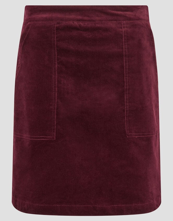 Amy Mini Skirt, Red (BURGUNDY), large