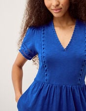 Tanitha Lace Jersey Maxi Dress, Blue (COBALT), large