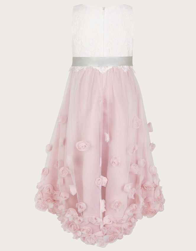 Ianthe 3D Flower Dress , Pink (DUSKY PINK), large
