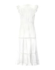 East Tiered Beach Dress, White (WHITE), large