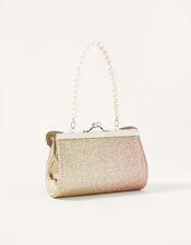 Ombre Glitter Butterfly Mini Bag, , large