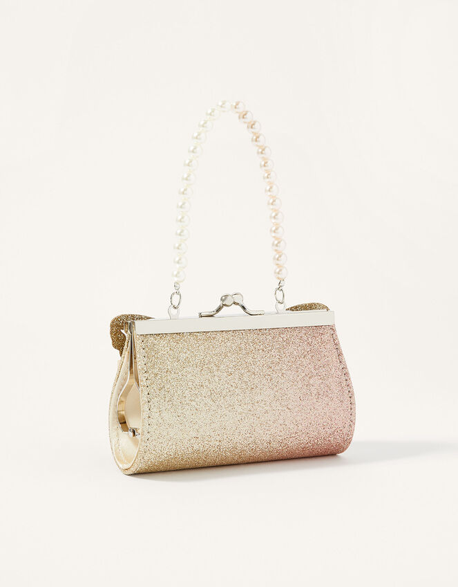 Ombre Glitter Butterfly Mini Bag, , large
