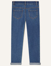 Sequin Unicorn Jeans, Blue (BLUE), large