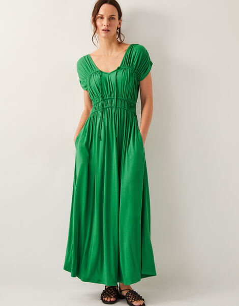 Jennifer Jersey Maxi Dress, Green (GREEN), large