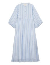 Petite Mendigote Rigo Stripe Shirt Midi Dress, Blue (BLUE), large