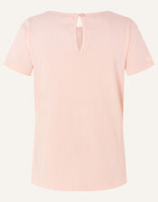 Tulle Heart T-Shirt , Pink (PALE PINK), large