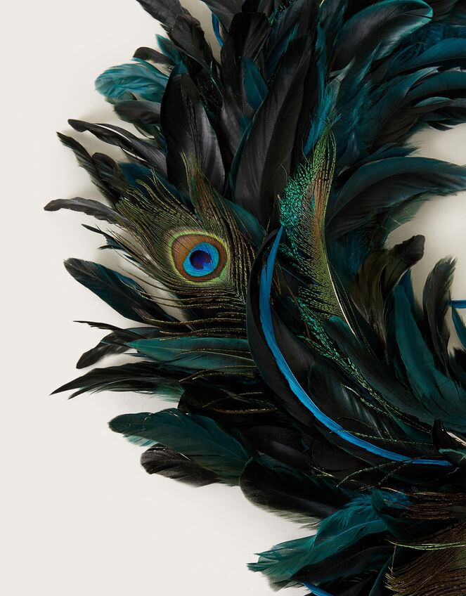 Peacock Feather Wreath, , large