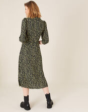 Floral Collar Dress with LENZING™ ECOVERO™, Black (BLACK), large