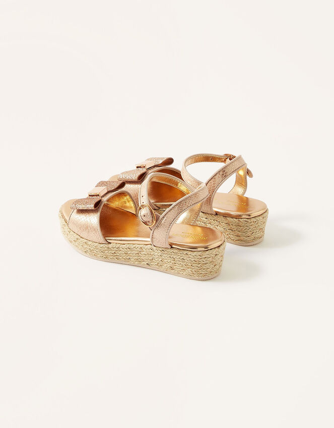 Espadrille Sandals, Gold (ROSE GOLD), large