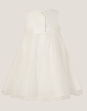 Baby Duchess Pearl Swing Dress, Ivory (IVORY), large