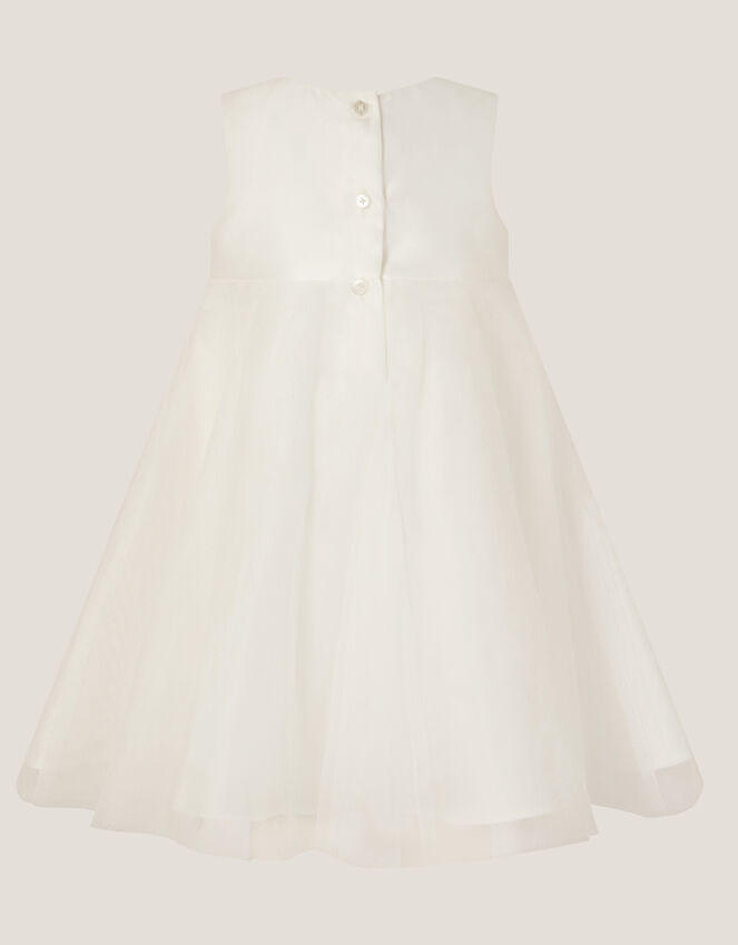 Baby Duchess Pearl Swing Dress, Ivory (IVORY), large