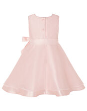 Baby Organza Dress and Bando Set, Pink (DUSKY PINK), large