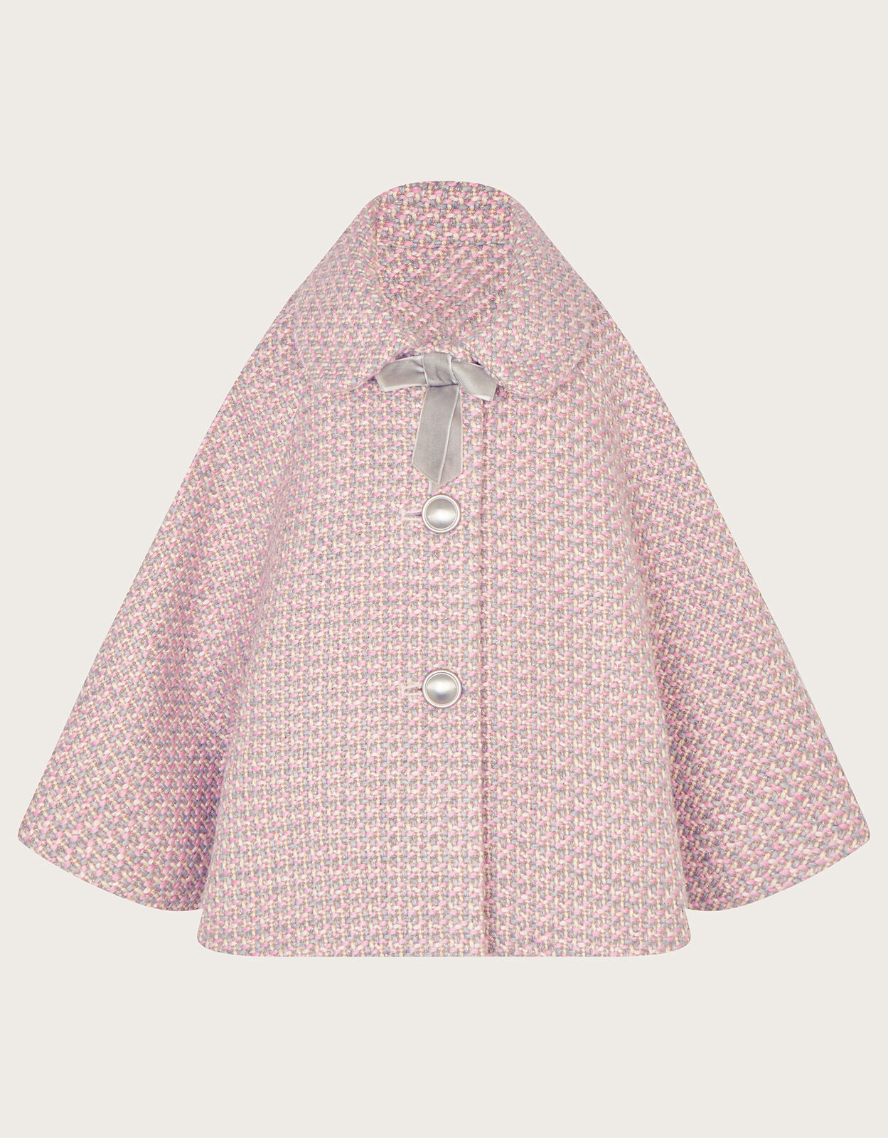 Baby Tweed Cape Grey