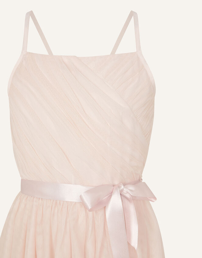 Lana Sequin Hem Maxi Prom Dress , Pink (PALE PINK), large
