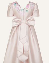 Floral Print Hi-Low Dress, Pink (PINK), large
