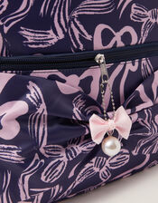 Bow Print School Backpack, , large