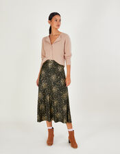 Button Through Scallop Cardigan with Recycled Polyester , Pink (BLUSH), large