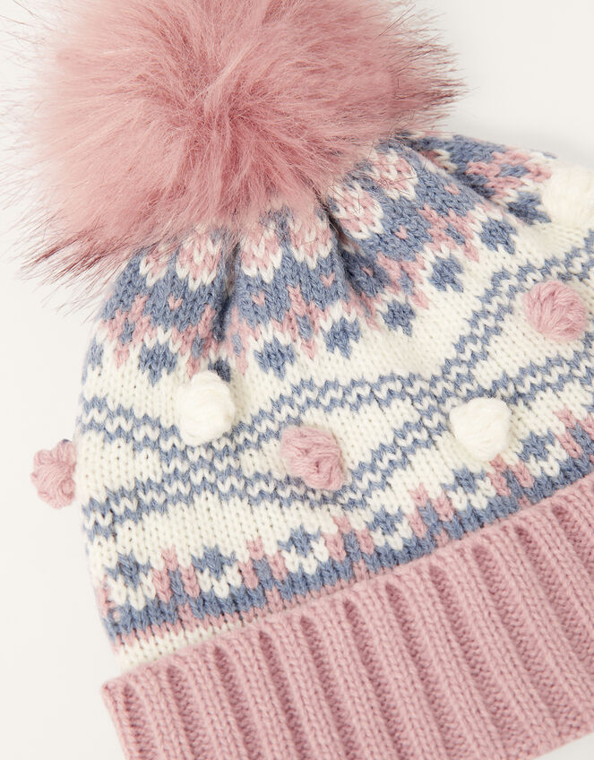 Freda Nordic Beanie Hat, Multi (MULTI), large