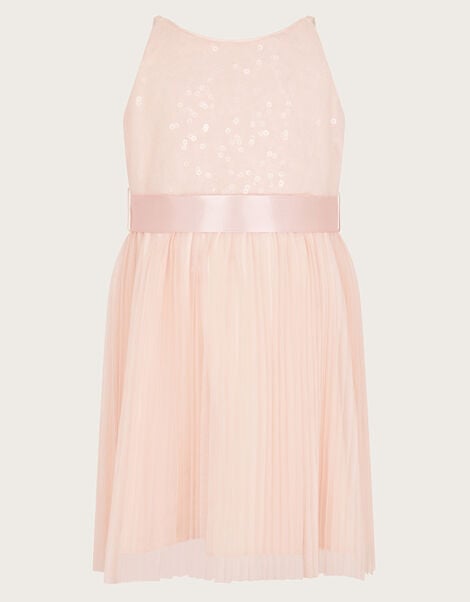 Baby Keita Sequin Pleated Dress, Pink (PINK), large