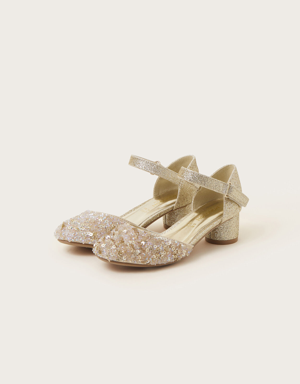 Gold pumps deals for girls
