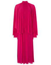 Kate Cape Maxi Dress, Pink (PINK), large