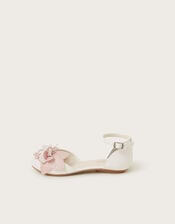 Two-Tone Ballerina Flats, Pink (PINK), large