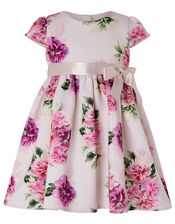 Baby Deena Floral Scuba Dress, Pink (PINK), large