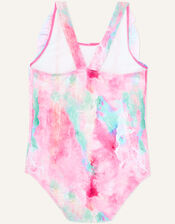 Tie Dye Ruffle Duo Swimsuit, Pink (PINK), large