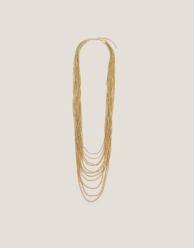 Bead Layered Necklace, , large