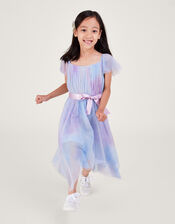 Theodora Ombre Tulle Dress, Multi (MULTI), large