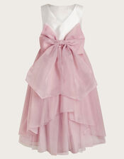 Olivia Organza Bridesmaid Dress, Pink (DUSKY PINK), large