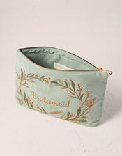 Elizabeth Scarlett Large Bridesmaid Velvet Pouch, , large
