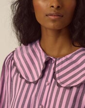 Sylvie Stripe Long Pyjamas Set, Pink (PINK), large